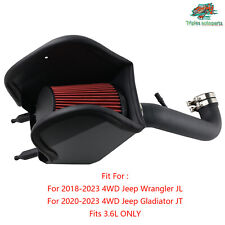 For 20-23 Gladiator 18-23 Jeep Wrangler JL 3.6L Cold Air Intake W/ Filter 10479 picture