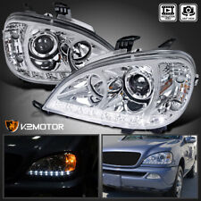 Fits 2002-2005 Mercedes W163 ML320 ML350 ML500 LED Strip Projector Headlights picture
