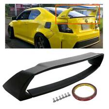 For 11- 16 2nd Gen Scion TC Unpainted Black ABS Plastic Rear Trunk Wing Spoiler picture