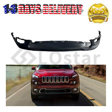 Front Lower Bumper Cover Fits 2014-2018 Jeep Cherokee w/ Fog Lamp Holes Textured picture