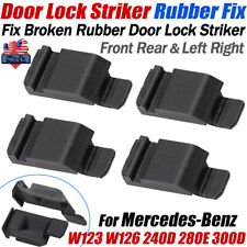 For Mercedes W123 W126 240D 280E 300D Door Lock Striker Rubber Fix LR Front Rear picture