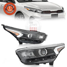 For 2022 2023 Kia Forte Sedan Halogen Headlights Assembly Pair w/ LED DRL picture