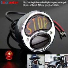 Motorcycle Vintage Red Lens Brake Stop Tail Light for Harley Chopper Sportster picture
