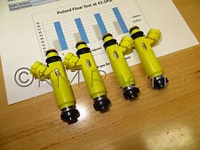 4x OEM Mazda RX-8 Denso Yellow Fuel Injectors: Flow Tested & Cleaned picture