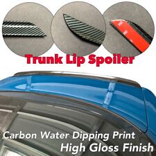 Carbon Look Water Dipping Print Trunk Boot Lip Spoiler Fits 99-06 W215 CL55 C215 picture