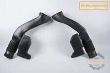 01-02 Mercedes W220 S600 CL600 M137 Air Intake Duct Pipe Hose Set of 2 OEM picture