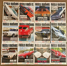 Lot of 12 2021 Hemmings Muscle Machines Magazine-Complete Year MoPar Chevy Ford picture