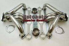 Stainless Steel Hugger Shorty Exhaust Manifold Headers Small Block Chevy SBC 350 picture