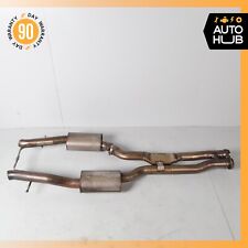 03-06 Mercedes W220 S55 AMG Exhaust Pipes Central Resonator Mid Silencer Set OEM picture