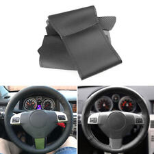 Black Hand stitch Steering Wheel Leather Cover For Opel Astra (H) 04-09 Vauxhall picture