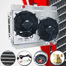 3Row Radiator+Shroud+Fan For 63-68 Chevy Bel Air/Impala/Chevelle/64-67 El Camino picture