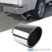 Chrome Coated Rolled Edge Angle Diesel Exhaust Tip  4