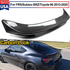 Carbon Look For 2013-2020 Subaru BRZ Scion FR-S 86 Duckbill Highkick Spoiler Fin picture