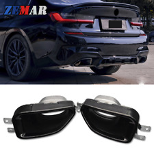 Car Exhaust Pipe Tail Muffler Tips For BMW 3 series G20 G28 330i M340i 2019 2020 picture