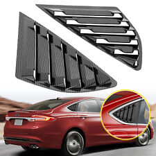 New Carbon Fiber Printing Side Window Louvers For Ford Fusion Mondeo 2013-2020 picture