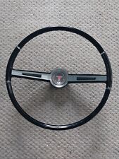 1964 1965 1966 Oldsmobile Cutlass 442 F85 Deluxe Black Steering Wheel Factory GM picture