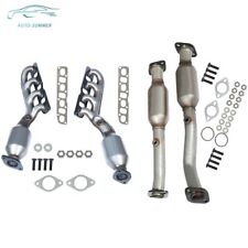 4× Exhaust Manifold Catalytic Converters Set for Infiniti QX56 Nissan Titan 5.6L picture