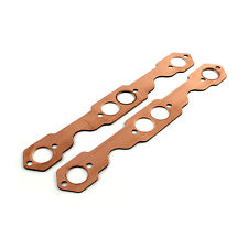 Chevy SBC 350 Round Port Copper Exhaust Gasket Set picture