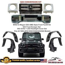 G63 AMG Body Kit Conversion 4 Flare Facelift Bumper Grille G-Wagon Led Covers picture