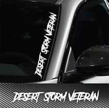 Desert Storm Veteran Vinyl Windshield 22