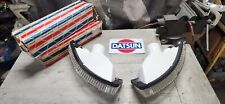 DATSUN  70- 8.74 240z 260z Front Turn Signal Lights 💥 w/ NOS Clear Lenses picture