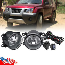 Front Bumper Fog Light Lamp w/Wiring Switch Kit For Nissan XTerra 2005-2014 2015 picture