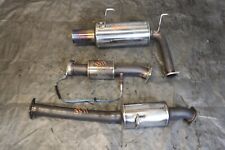2002 HONDA S2000 AP1 F20C 2.0L MISSING 1 MUFFLER TODA POWER EXHAUST SYSTEM #3371 picture