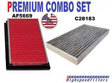 AF5669 C28183 COMBO AIR FILTER & CHARCOAL CABIN FILTER FOR 2009-2014 NISSAN CUBE picture