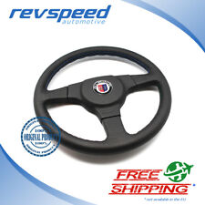 ALPINA BMW by MOMO Steering Wheel 3 Spokes Black Leather 360mm w/o HUB Genuine picture