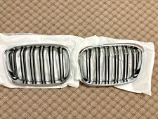 BMW X3 M F97 / G01; X4 M F98 / G02 Silver/Chrome front kidney grille OEM picture