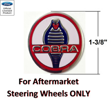 Classic Snake Steering Wheel Horn Button Insert Decal For Shelby Cobra - 1 3/8