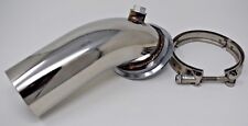 Stainless Downpipe Elbow 90° Holset Turbo HY35 HX HE351 V-band Flange Clamp USA picture