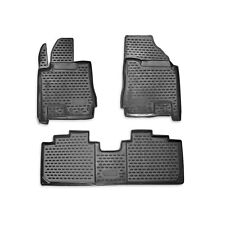 OMAC Floor Mats Liner for Cadillac SRX 2010-2016 Black TPE All-Weather 3 Pcs picture