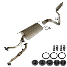 Exhaust kit with Hangers + Bolts  compatible with : 98-06 LX 470 Land Cruiser picture
