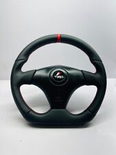 TRD Flat Bottom Steering Wheel For TOYOTA MR-2 SPYDER, CELICA, Supra MK4 JZA80 picture