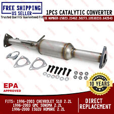 FOR 96-03 CHEVY S10 GMC SONOMA ISUZU HOMBRE 2.2 EXHAUST REAR CATALYTIC CONVERTER picture