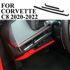 Carbon fiber inner control dashboard Cover trims For Chevrolet Corvette C8 2020+ picture
