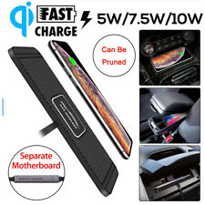 QI Wireless Fast Charging Car Phone Charger Pad Mat For Apple iPhone X R Samsung picture
