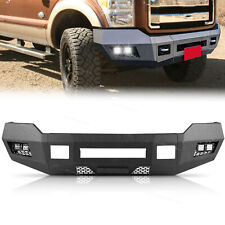 Black Front Bumper Fit For 2011-2016 Ford F250 F350 w/Led Lights picture