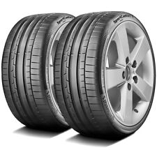 2 Tires Continental SportContact 6 255/40ZR21 255/40R21 102Y XL (BMW X3M) UHP picture