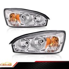 Fit For 2004-2008 Chevy Malibu 2X Clear Headlights Headlamps Left & Right Set picture