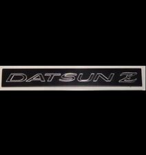 Billet 70-78 Datsun Z Logo S30 Dash Glovebox Emblem Black Silver 240Z 260Z 280Z  picture