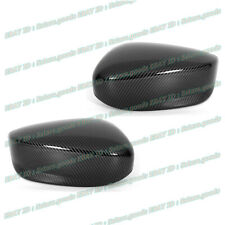 For 2013-2022 Acura ILX Sedan Glossy Black Carbon Fiber Side Mirror Covers Trims picture