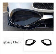 Gloss Black Fog Light Frame Cover Bezel For Mercedes Benz C-Class W206 2022-2023 picture