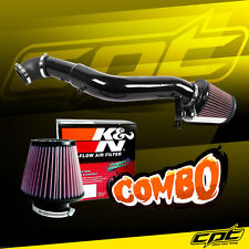 For 05-10 Jeep Grand Cherokee 3.7L V6 Black Cold Air Intake + K&N Air Filter picture