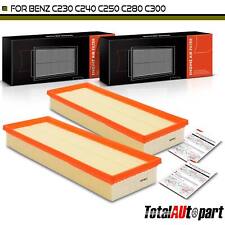 2x Engine Air Filter for Mercedes-Benz W203 C230 W204 C250 C300 C208 CLK55 AMG picture