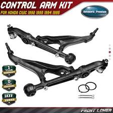 2x Front Lower Control Arms for Acura Integra 1994-2001 Honda Civic 1992-1995 picture