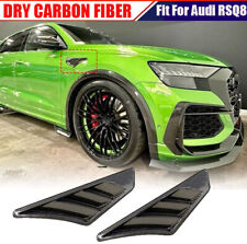 DRY CARBON Side Air Vent Fenders Insert Covers Fit For Audi Q8 SQ8 RSQ8 2019-23 picture