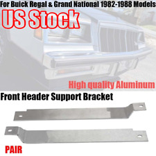 Pair For Buick Regal Grand National Front Header Support Bracket Aluminum 82-88 picture