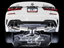 AWE Non-Resonated Touring Edition Exhaust Dia Black Tips for 2019+ BMW M340i G20 picture